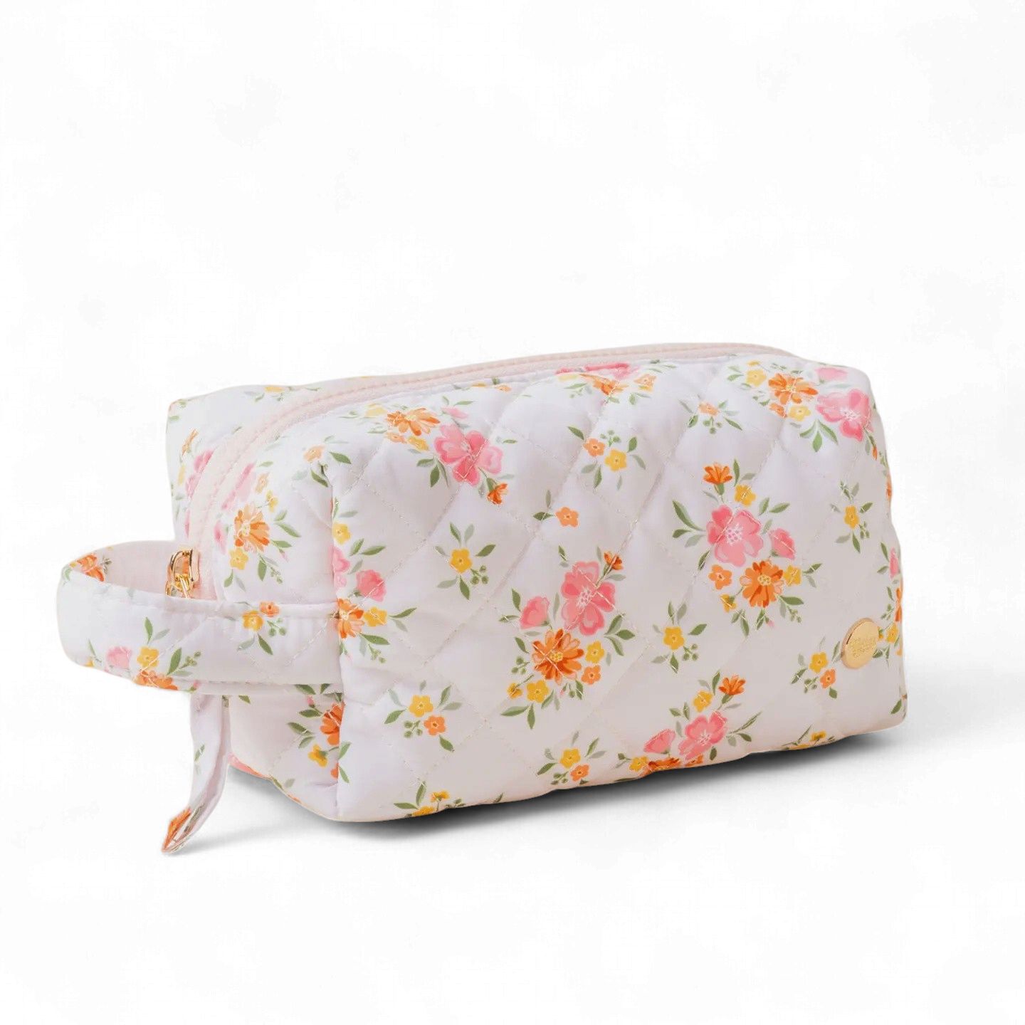 Essentials Quilted Cosmetic Pouch, Style: Endless Daydream