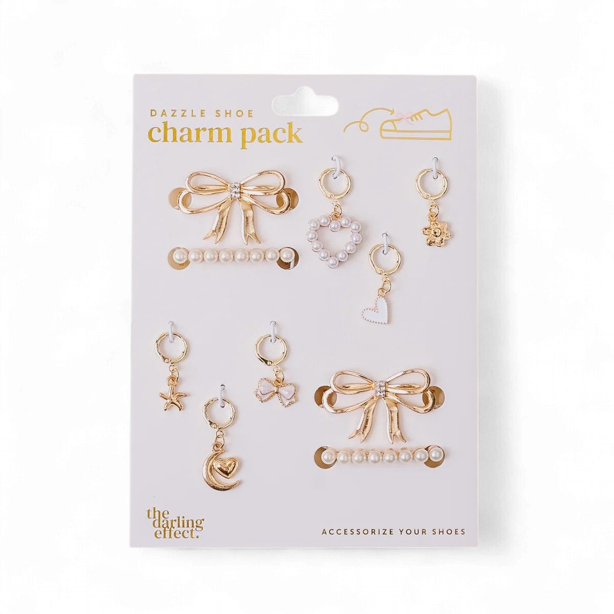 Dazzle Shoe Charm Pack, Style: Fancy Flair