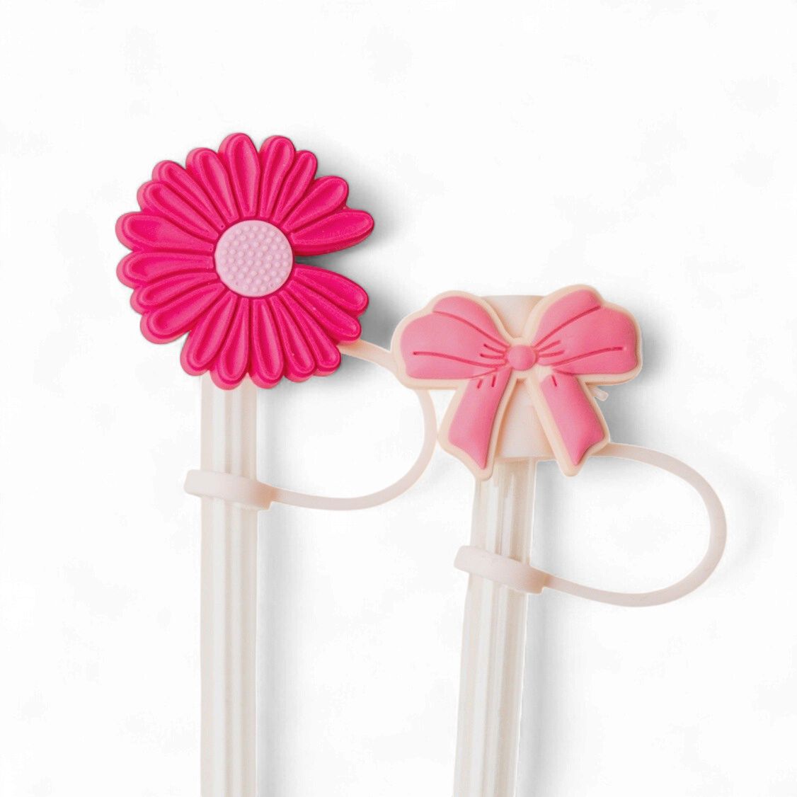 Straw Topper Set, Style: Bubblegum