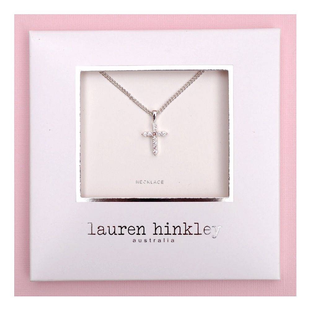 Diamante Cross Necklace