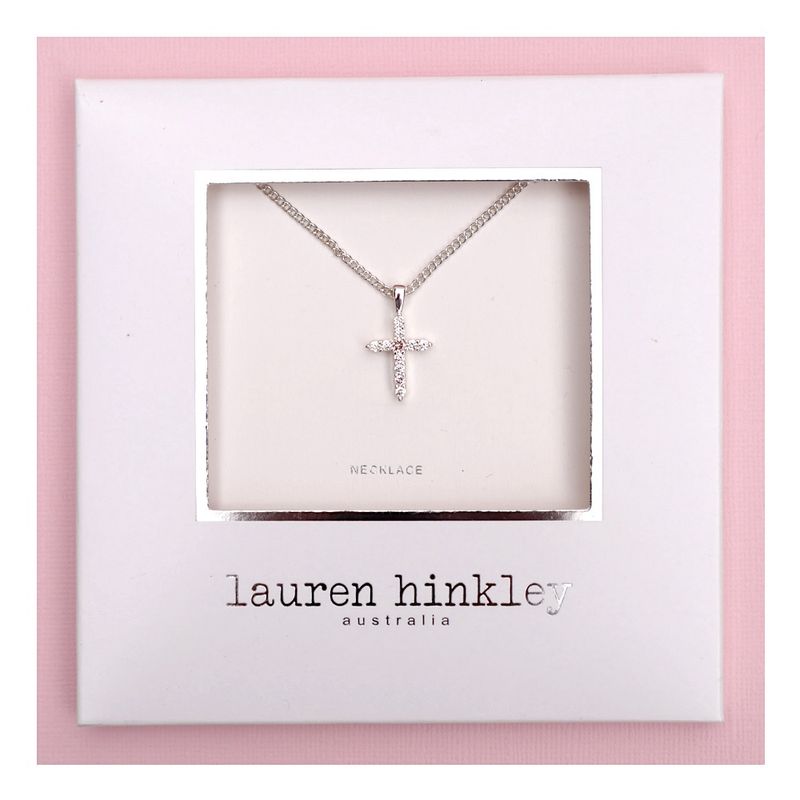 Diamante Cross Necklace