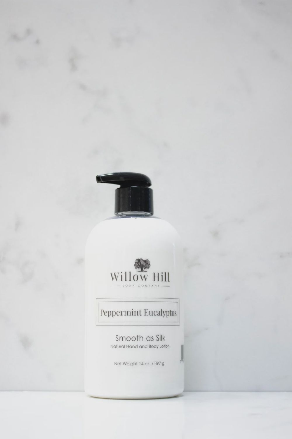 Willow Hill Smooth as Silk Lotion, Scent: Peppermint Eucalyptus