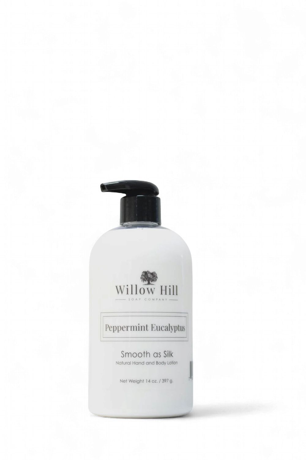 Willow Hill Smooth as Silk Lotion, Scent: Peppermint Eucalyptus
