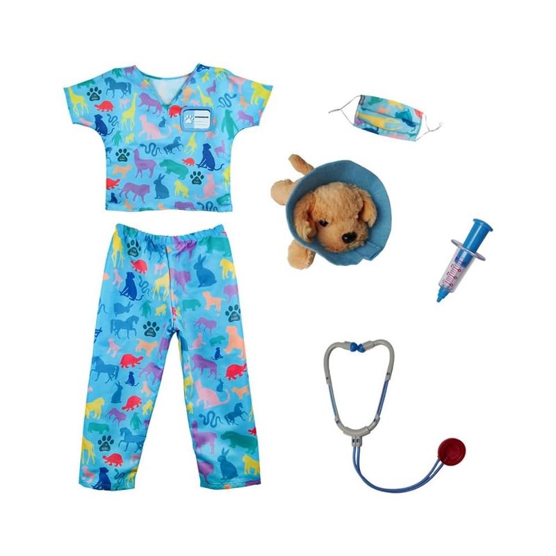 Veterinarian Set Includes 7 Accessories, Size 5-6