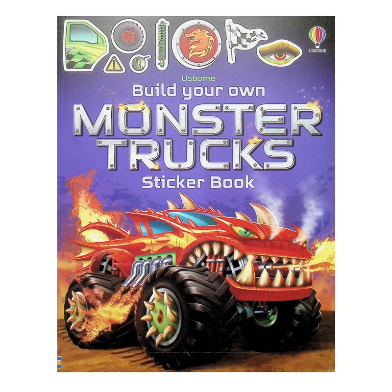 Build Your Own Monster Trucks Sticker Book