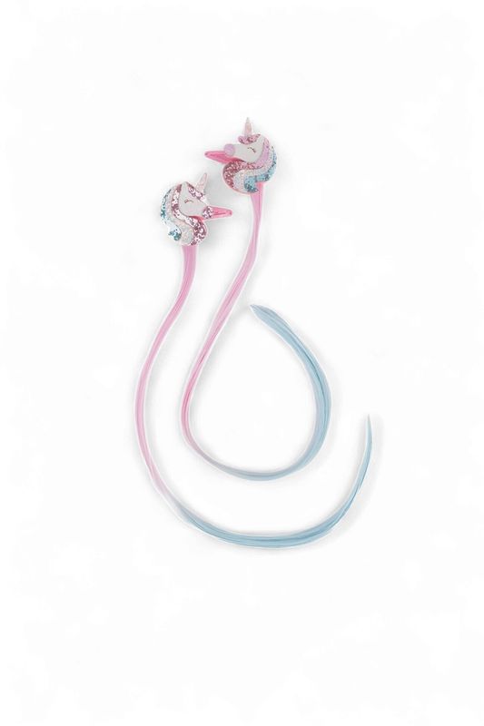 Pretty Pastel Unicorn Hair Extension Clips