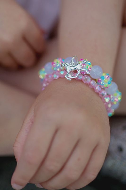 Sparkle Pony Bracelet Set, 2pcs