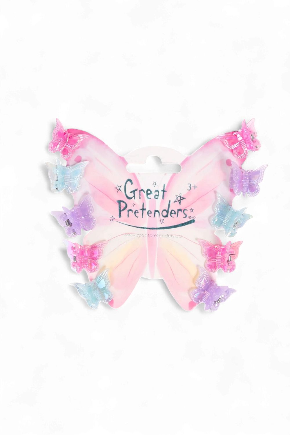 Fancy Flutter Mini Hairclips, 10pc