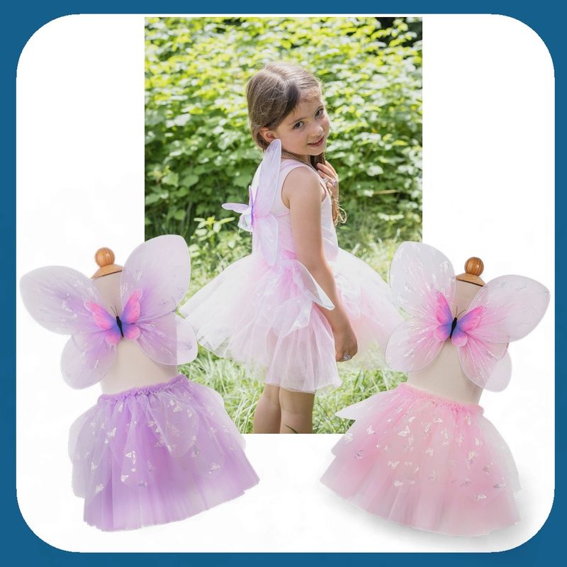 Flutter Butterfly Skirt, &amp; Wings, Size 4-6