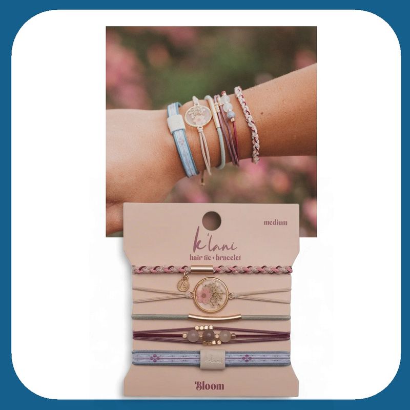 Bloom Hair Tie Bracelets