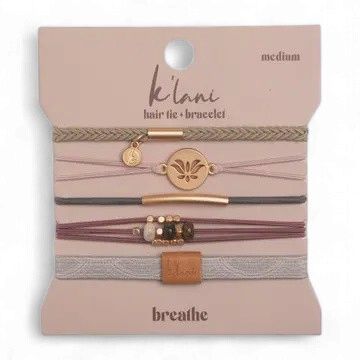 Breathe Hair Tie Bracelets