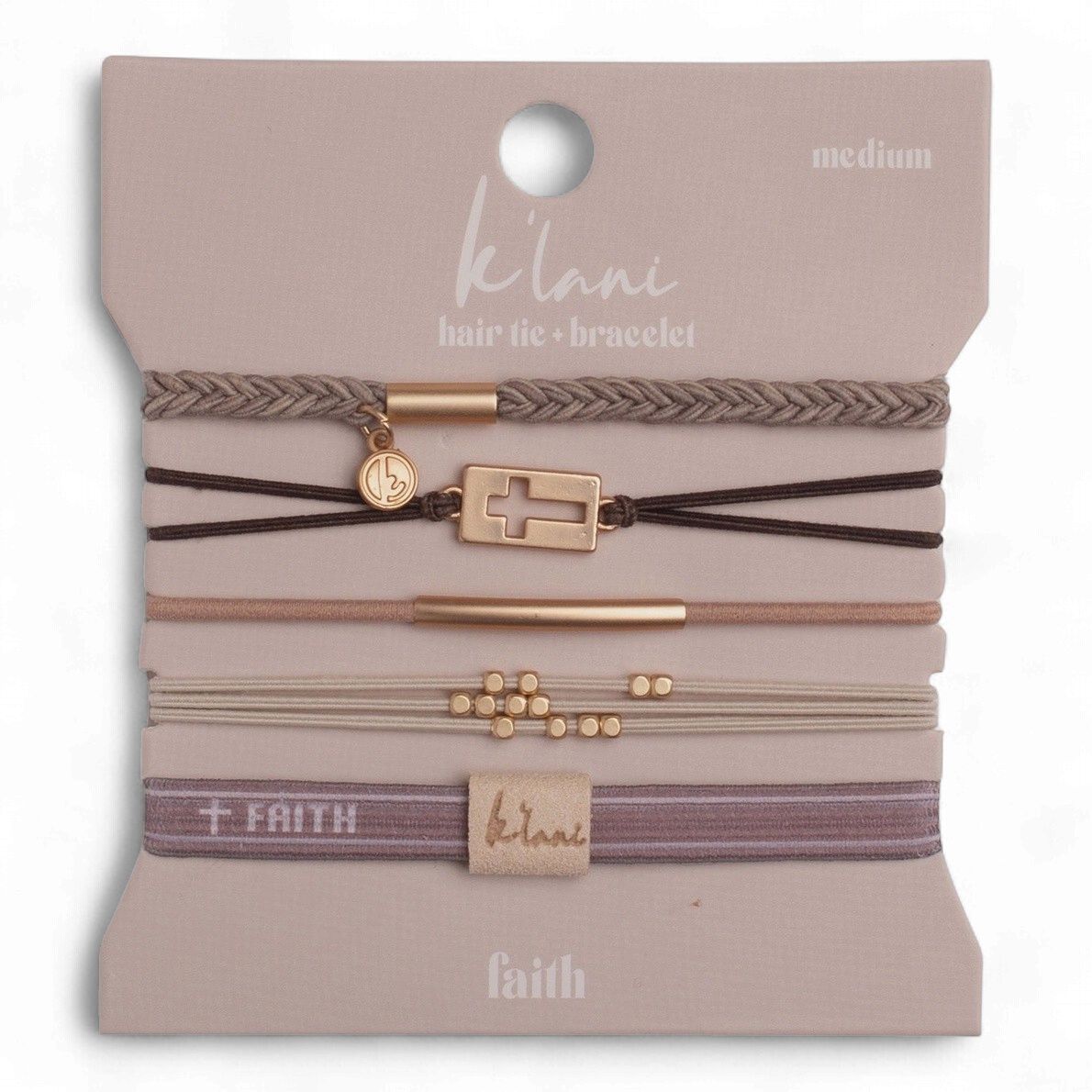 Faith Hair Tie Bracelets