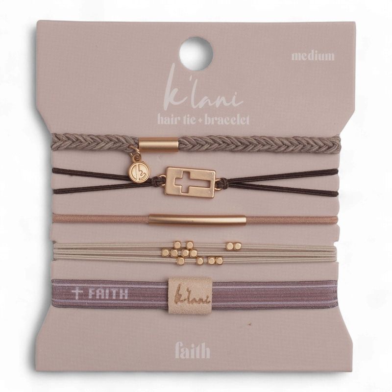 Faith Hair Tie Bracelets