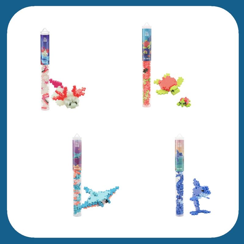 Plus Plus 70pc Tubes-Aquatic