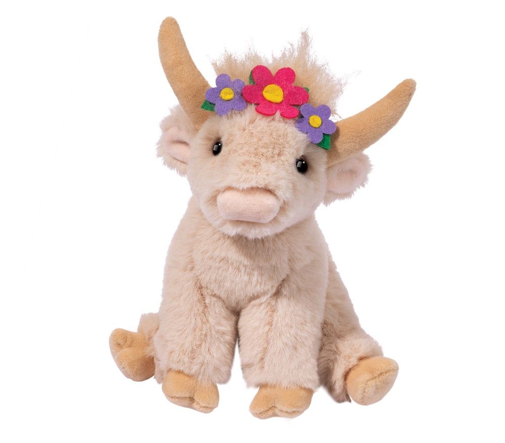 Highland Cow w/ Flower Crown