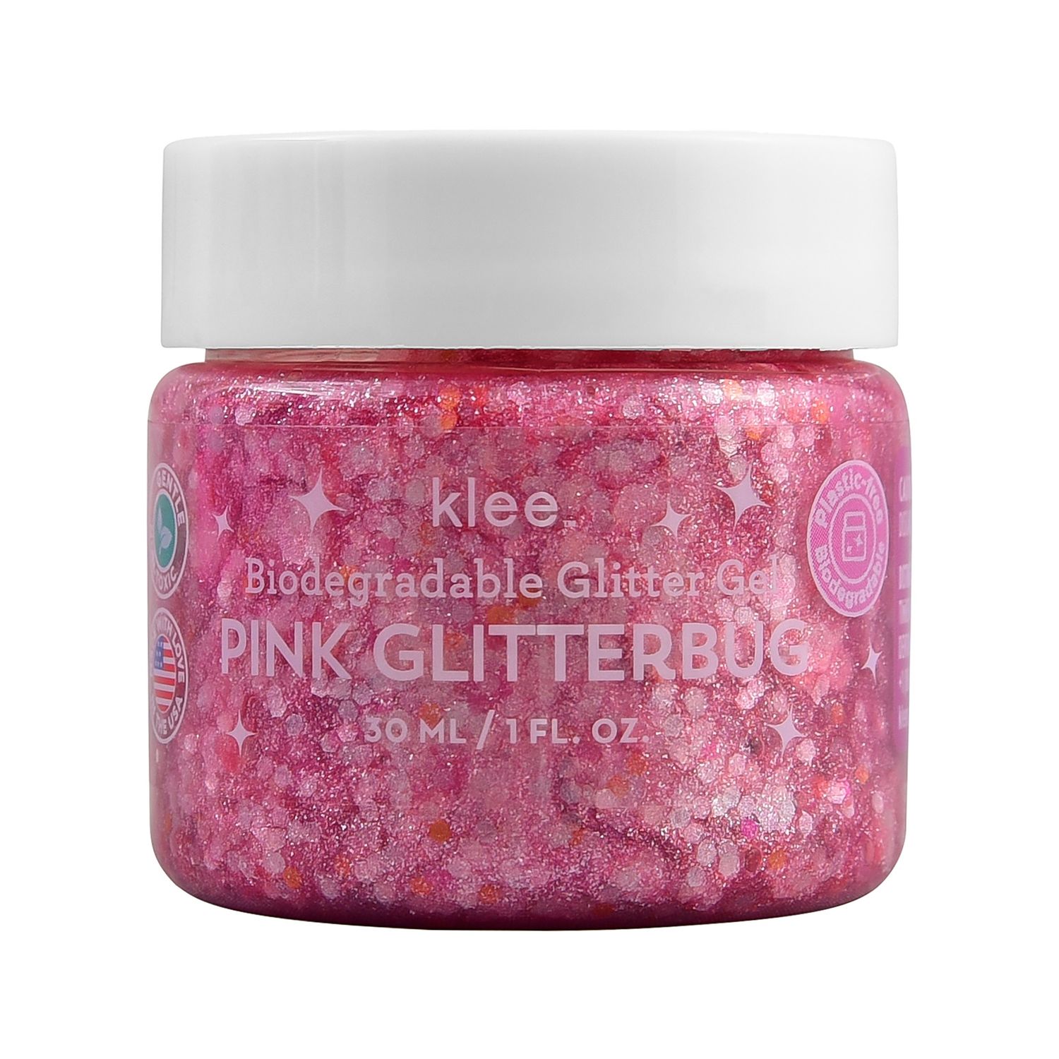 Klee Bioglitter, Color: Pink Glitterbug
