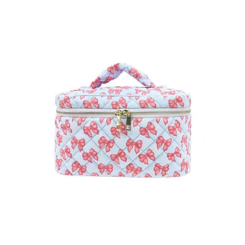 Blue Bow Vanity Bag