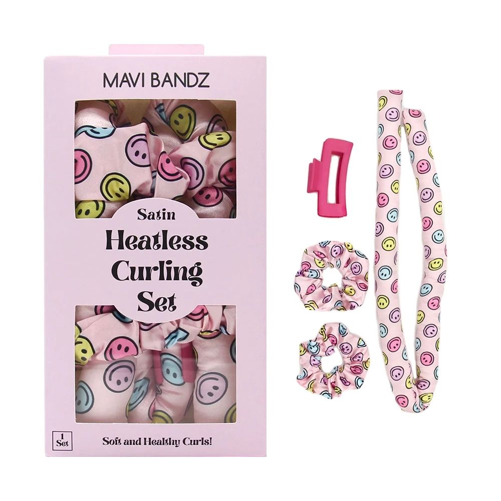 Curling Set, Style: Smiley Satin