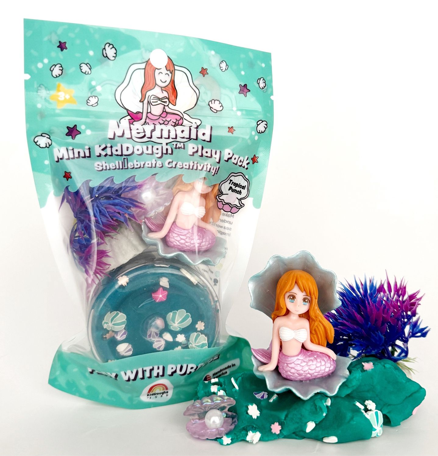 Mini Dough Play Pack, Style: Mermaid