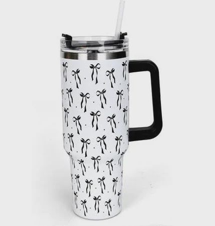 Crusier 40oz, Style: Black Bows