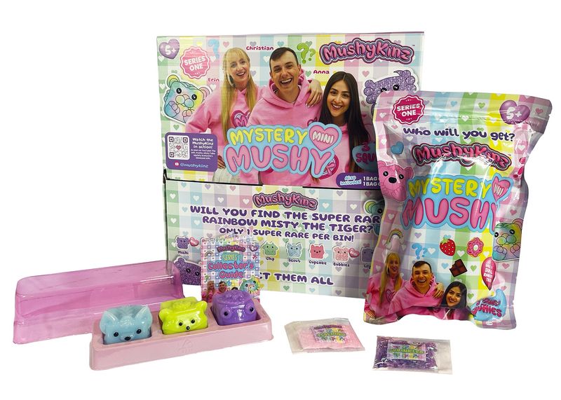 MushyKinz Mystery 3 Pack Squishy Collectible Figur