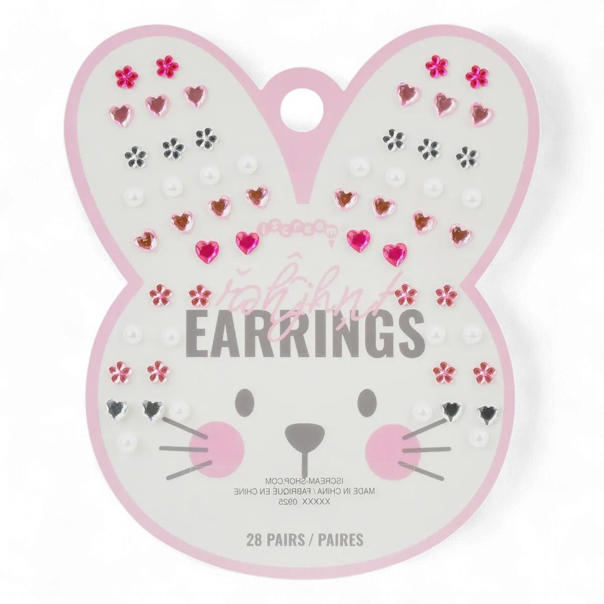 Bunny Stick On Earrings