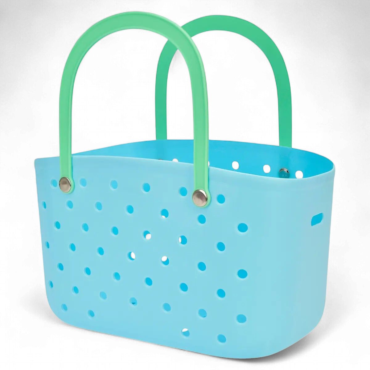 Charm Tote Bag-Iscream, Color: Blue