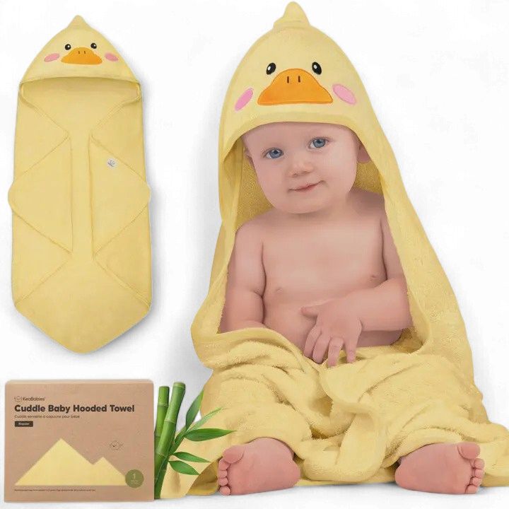 Cuddle Baby Hooded Towel, Style: Duck
