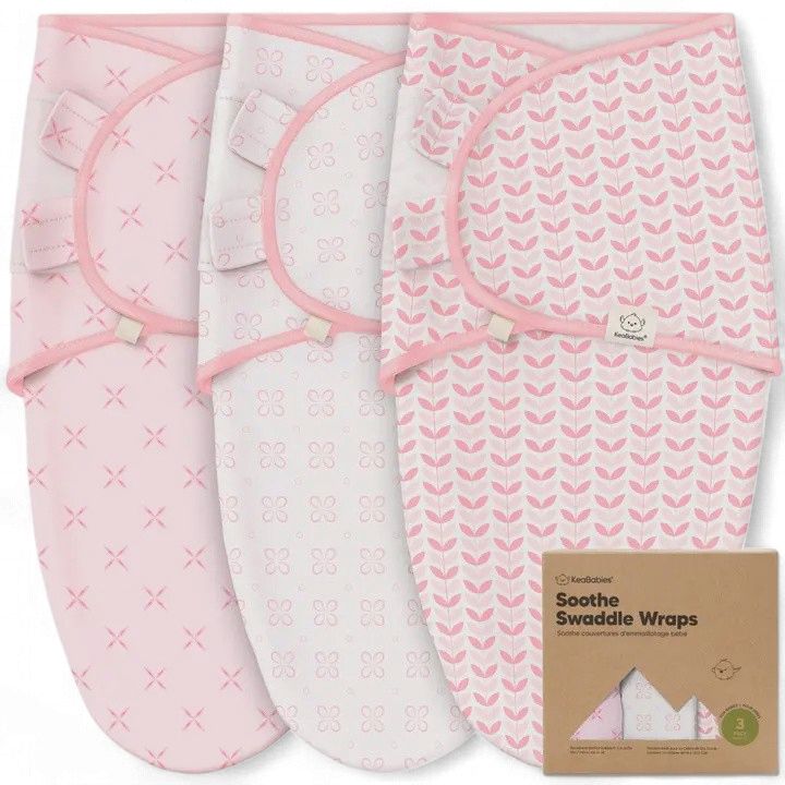 3 pk Soothe Baby Swaddles 0-3 Months