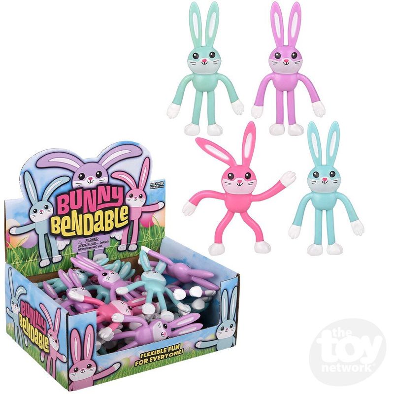 BENDABLE EASTER BUNNIES 5"