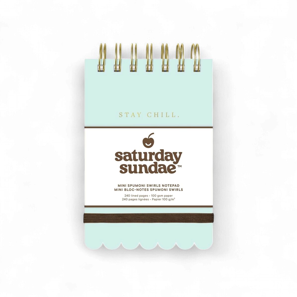 Mint Chip Mini Spumoni Swirls Notepad