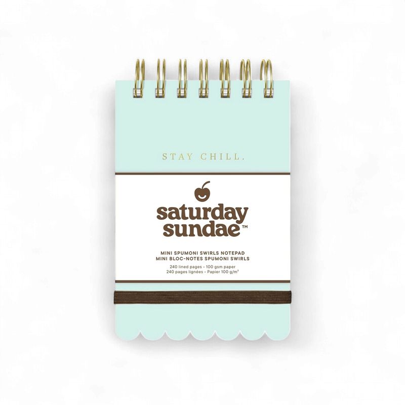 Mint Chip Mini Spumoni Swirls Notepad