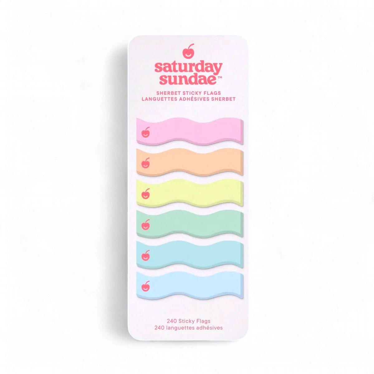 Cherry Ripple Sherbet Sticky Notes  &amp; Flags