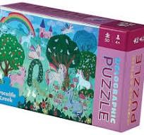 50 Pc Boxed Mini Holo Puzzle Unicorn