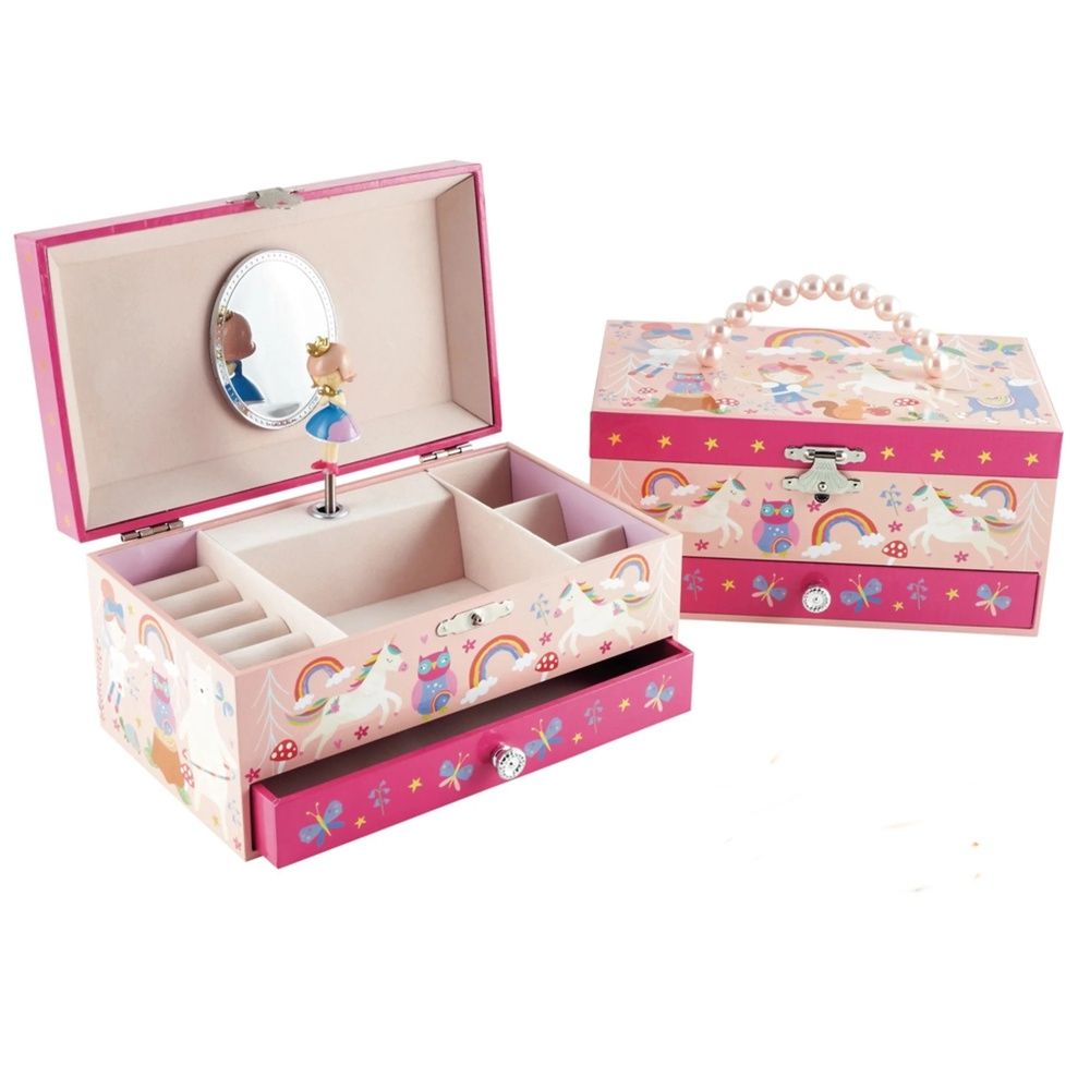 Rainbow Woodland Jewelry Box