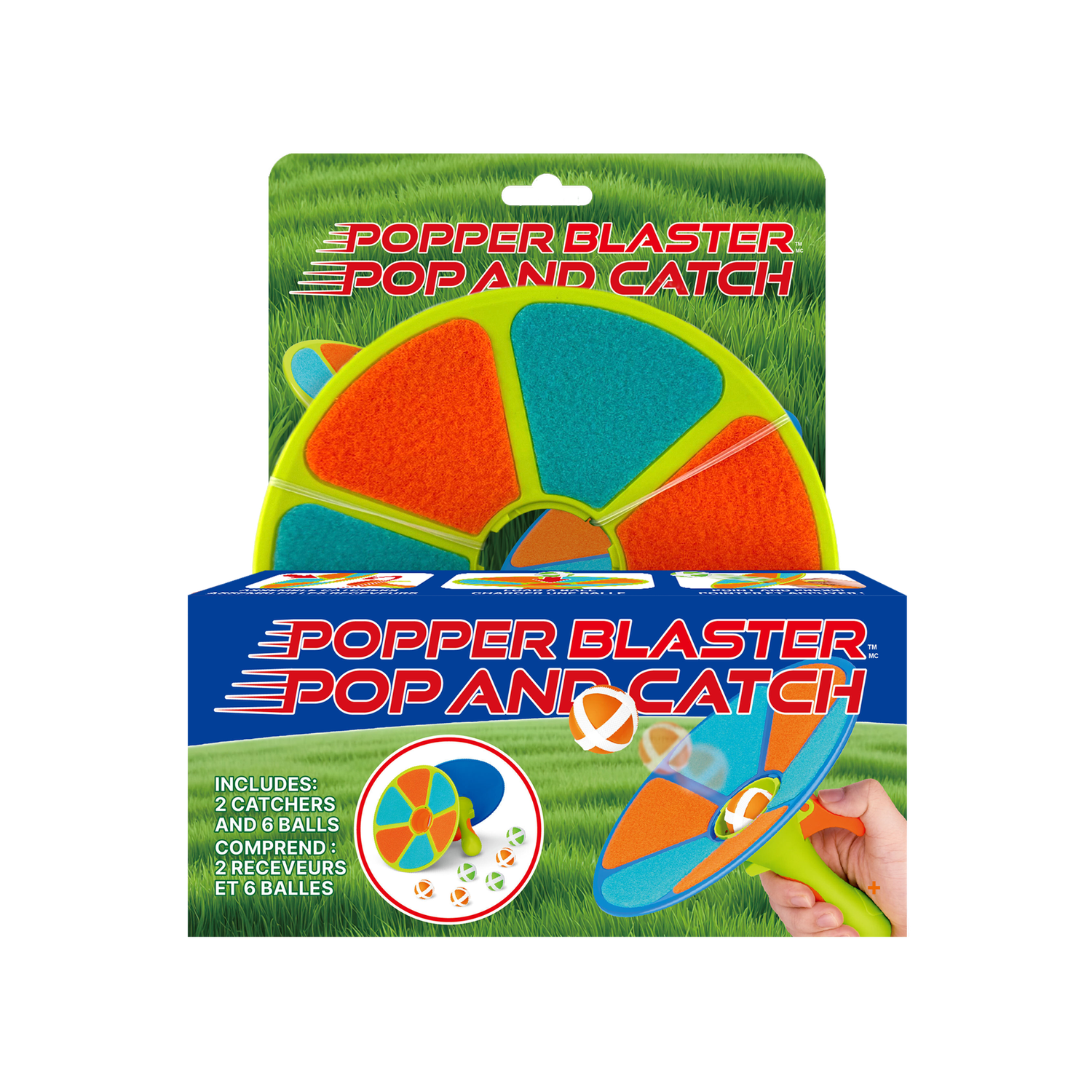 POPPER BLASTER POP AND CATCH GAME SET