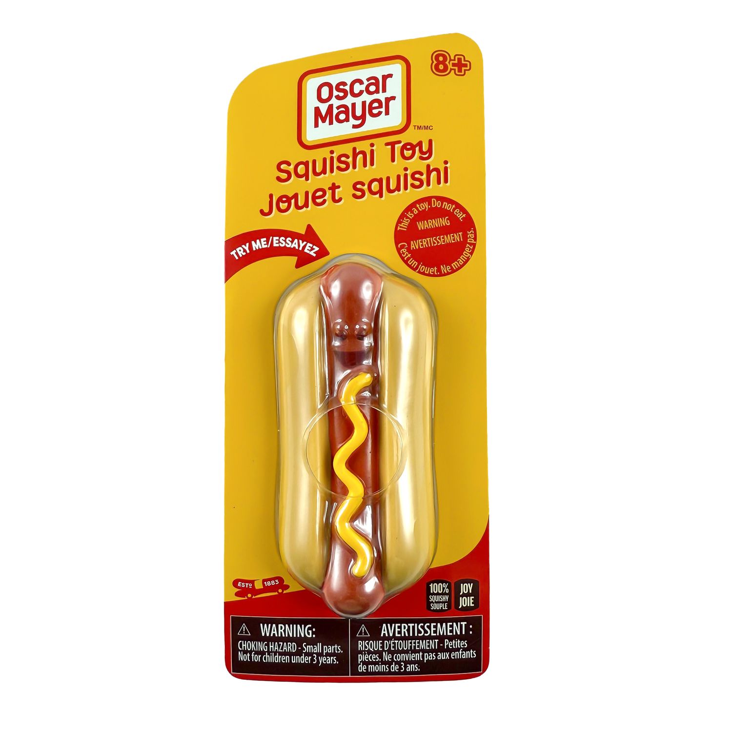 OSCAR MAYER SQUISHI HOT DOG TOY