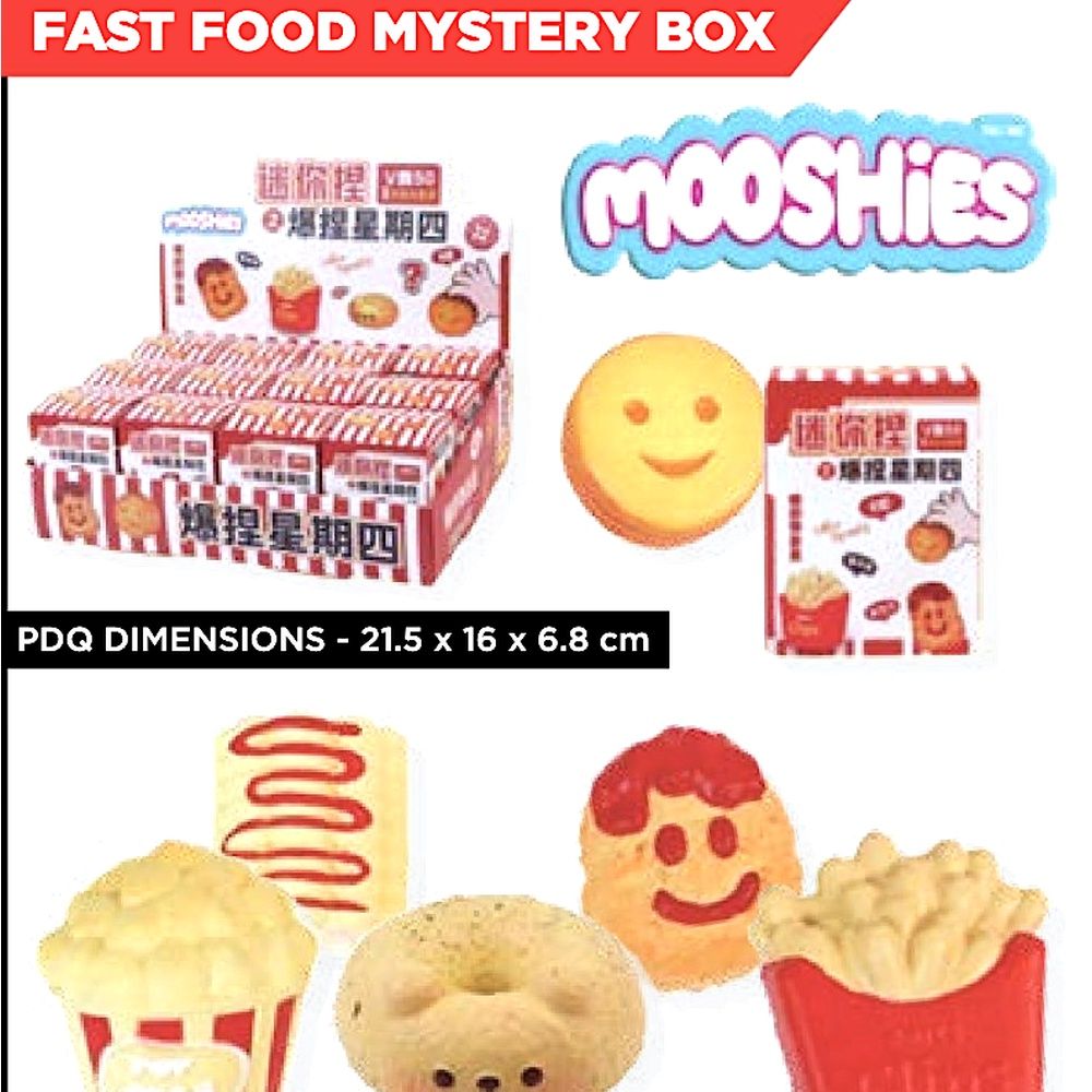 MOOSHIES Fast Food Mystery Box