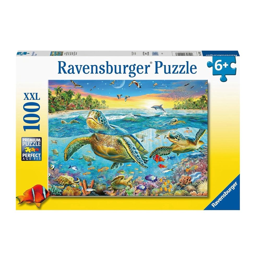 Swim with Sea Turtles 100 pc Puzzle XXL