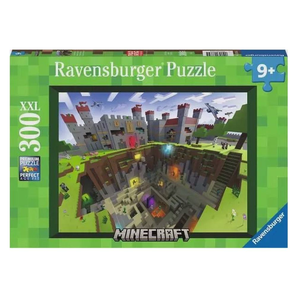 Minecraft Cutaway 300 pc Puzzle XXL