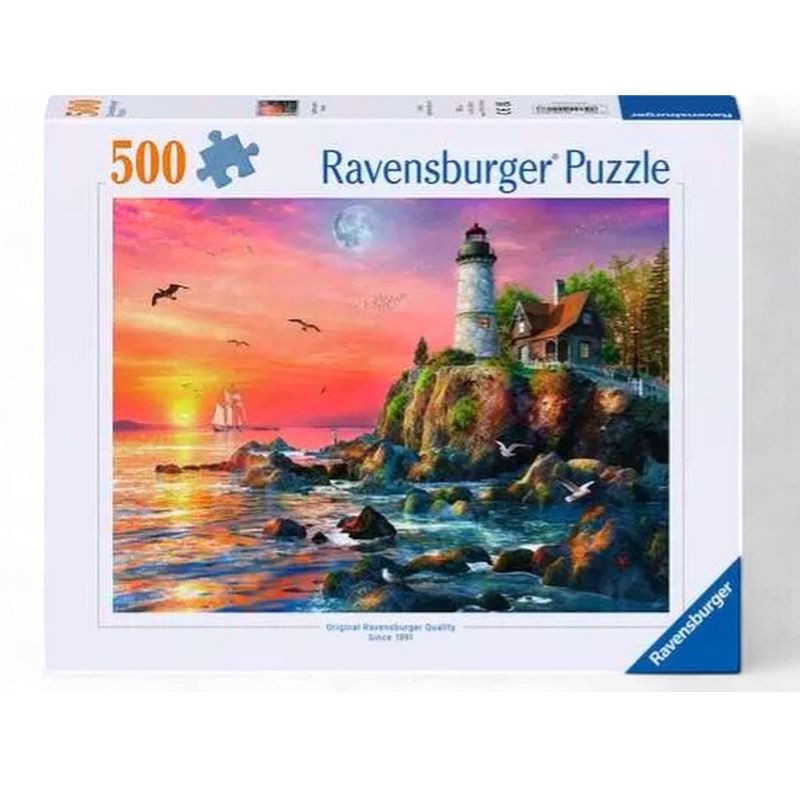 Lighthouse at Sunset 500 pc Puzzle