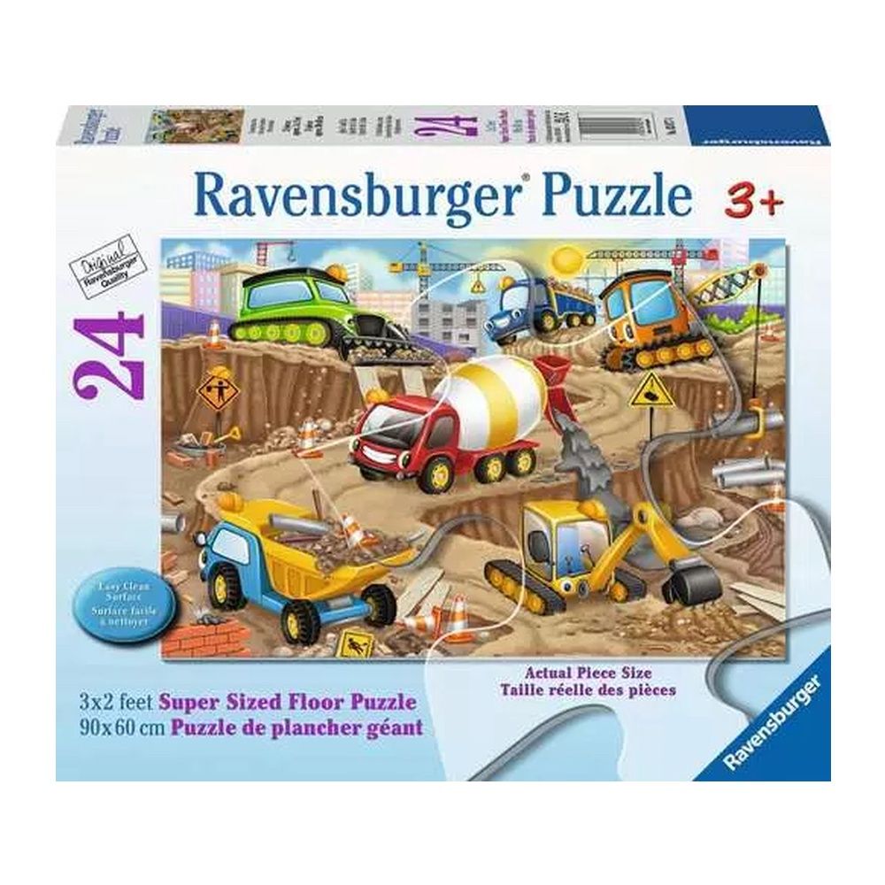 Construction Fun 24 pc Floor Puzzle