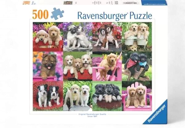Puppy Pals 500 pc Puzzle