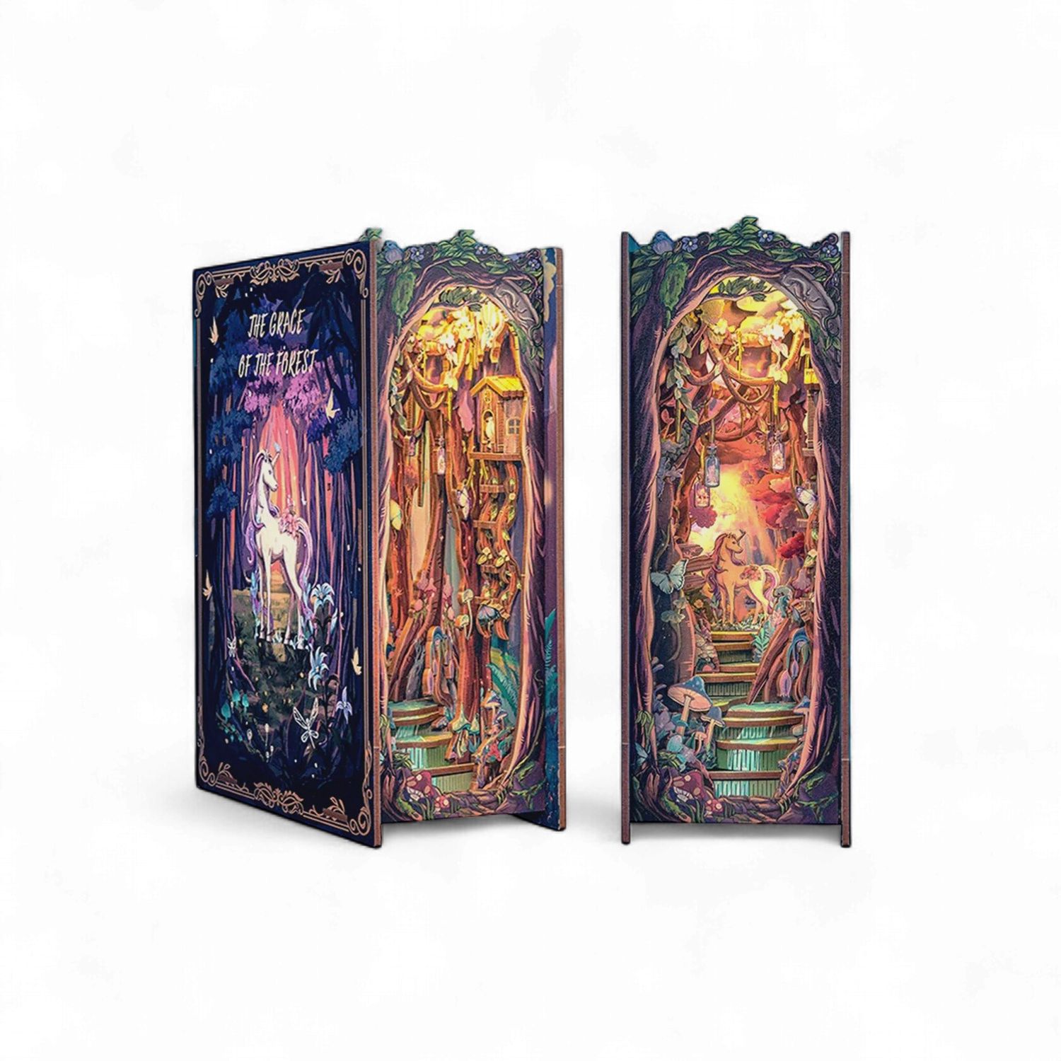 DIY Bookend Puzzle, Style: The grace of the forest