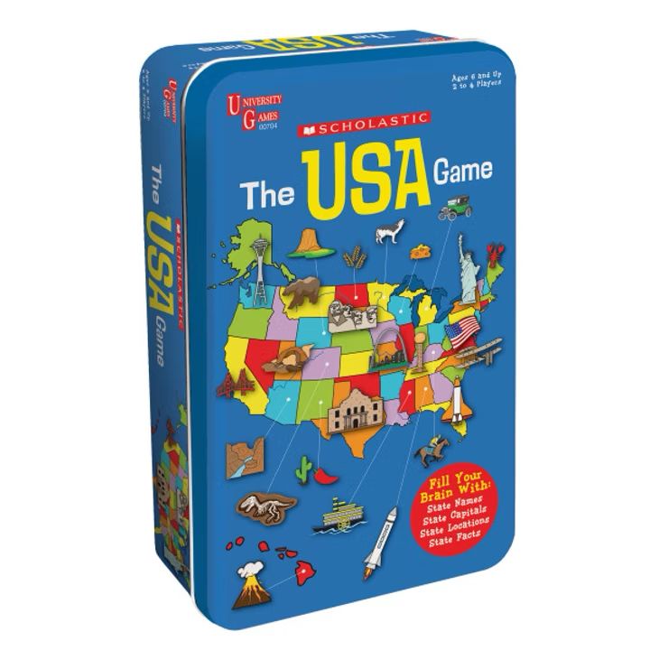 Scholastic The USA Game Tin