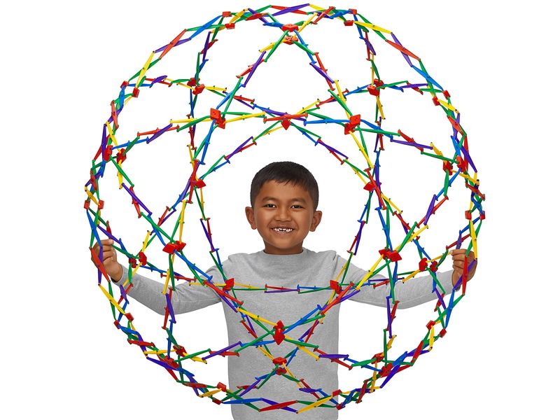 Hoberman Sphere-Rainbow