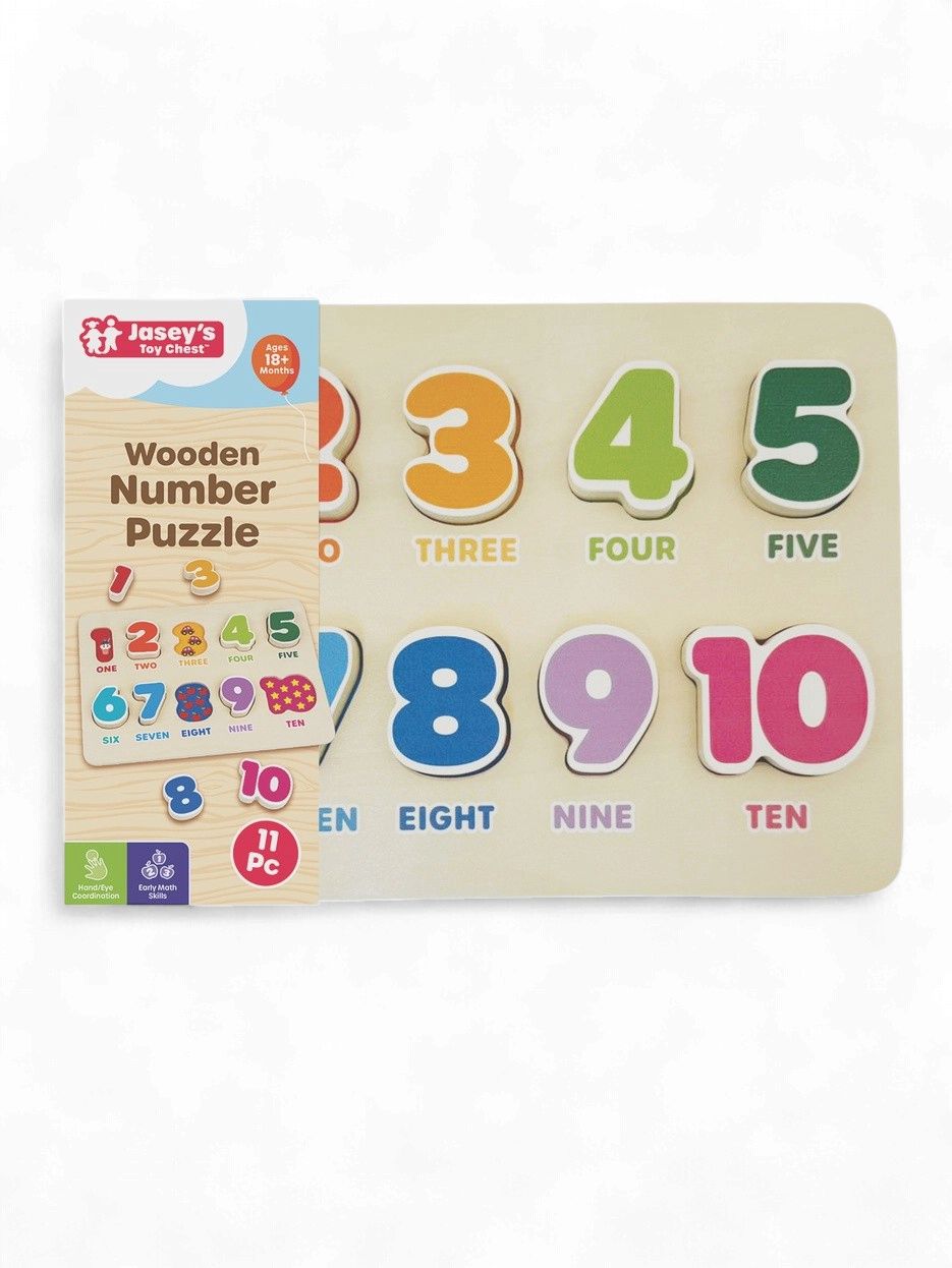 Wooden Number Puzzle