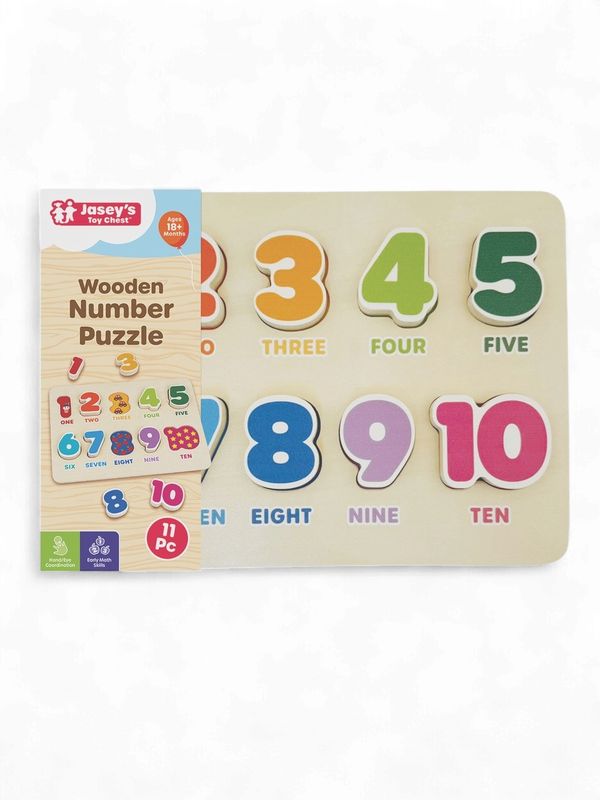 Wooden Number Puzzle