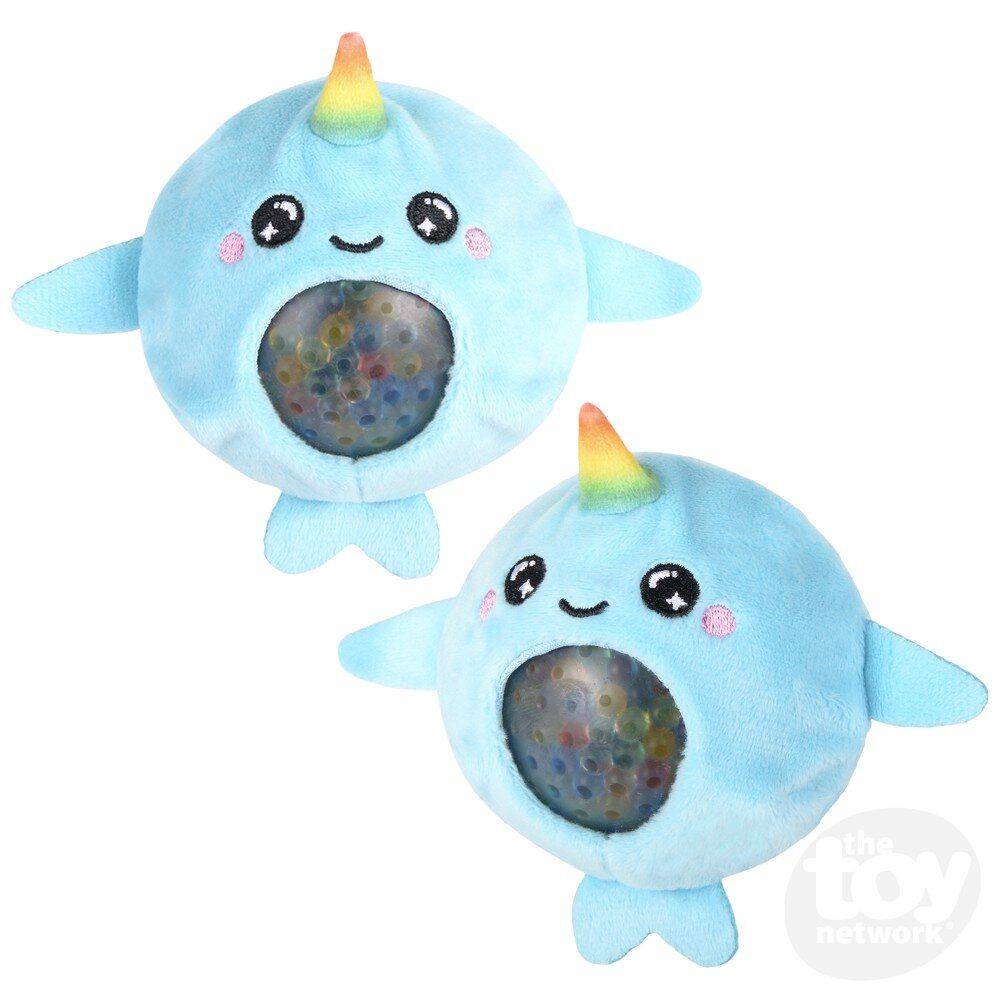 NARWHAL SQUEEZY BEAD PLUSH