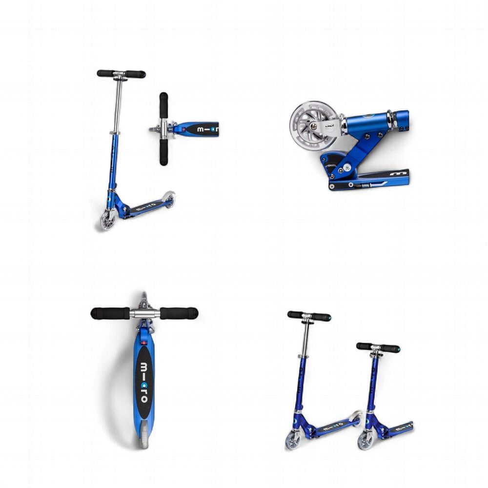 Micro Sprite LED Scooter, Color: Ocean Blue